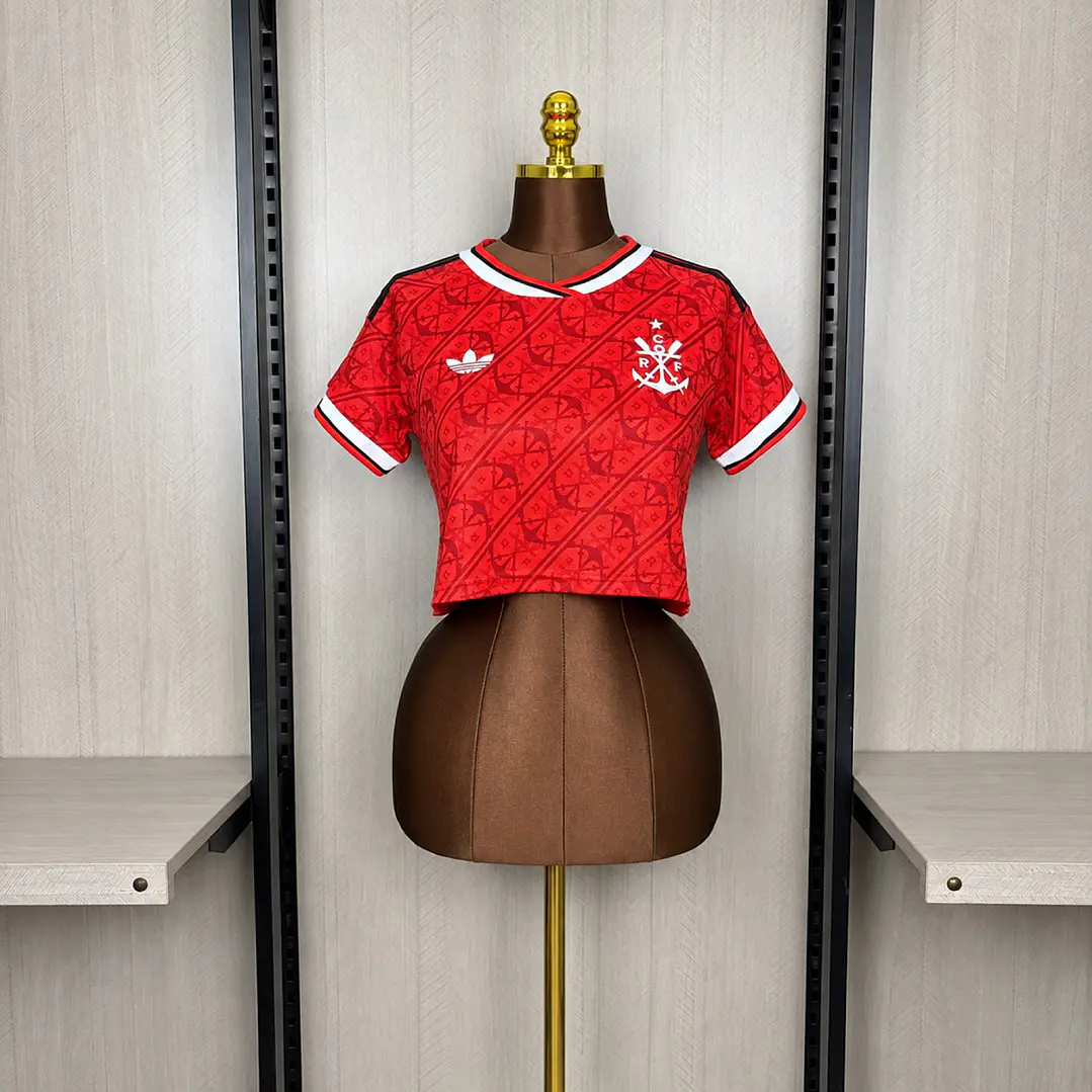 CAMISA FLAMENGO CROPPED 26/27 - Feminina Vermelha 1