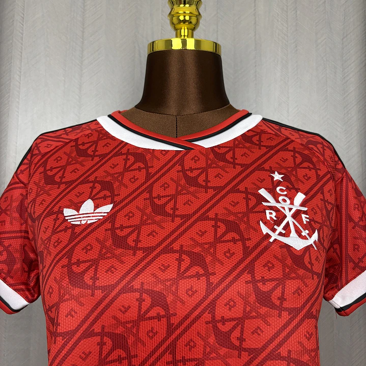 CAMISA FLAMENGO CROPPED 26/27 - Feminina Vermelha 4