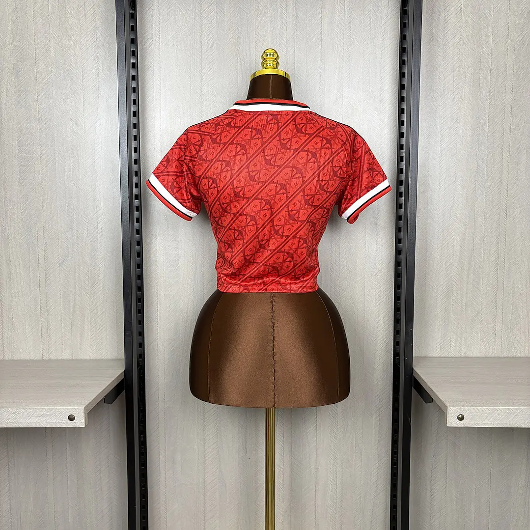 CAMISA FLAMENGO CROPPED 26/27 - Feminina Vermelha 10