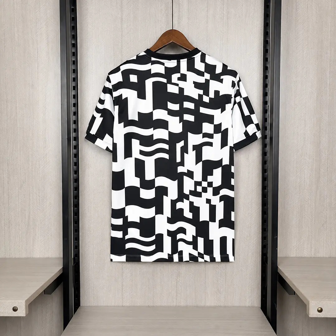 CAMISA CORINTHIANS PRÉ-JOGO 26/27 - Preta e Branca 9