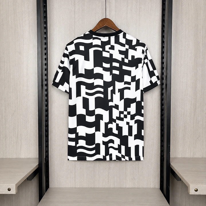 CAMISA CORINTHIANS PRÉ-JOGO 26/27 - Preta e Branca 9