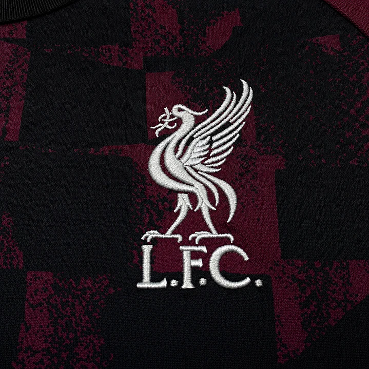 CAMISA LIVERPOOL 26/27 TERCEIRA - Preta e Grená Xadrez 3