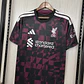 CAMISA LIVERPOOL 26/27 TERCEIRA - Preta e Grená Xadrez - Thumbnail 5