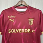 CAMISA SC BRAGA 26/27 - Grená com Pincelada - Thumbnail 4