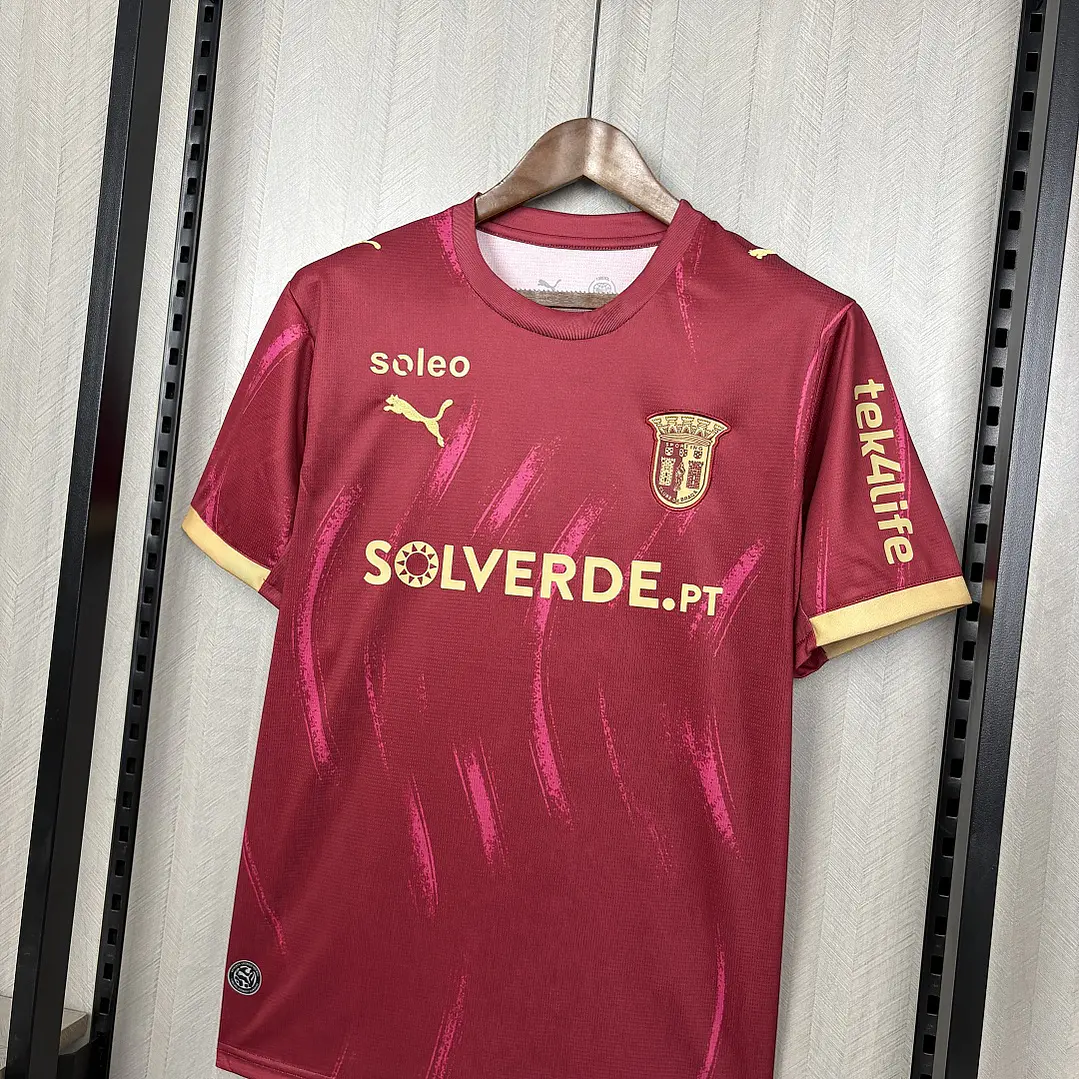 CAMISA SC BRAGA 26/27 - Grená com Pincelada 5