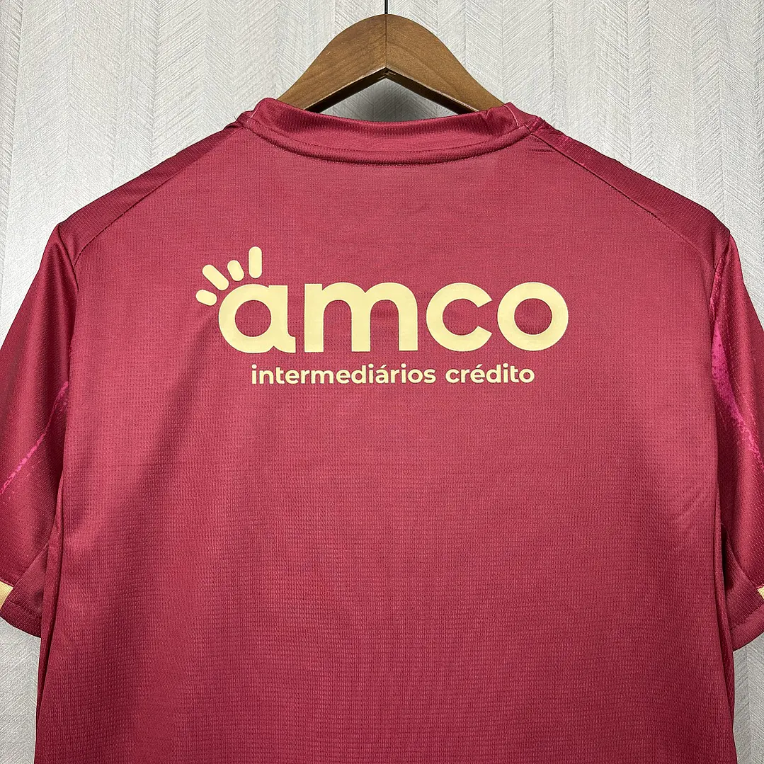 CAMISA SC BRAGA 26/27 - Grená com Pincelada 10