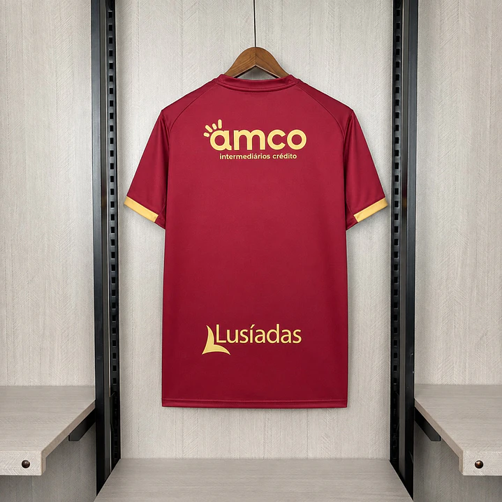 CAMISA SC BRAGA 26/27 - Grená com Pincelada 11