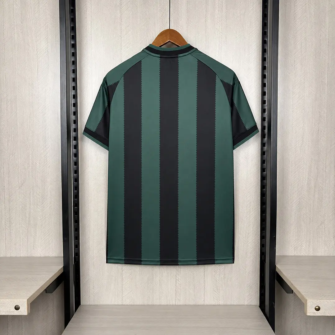 CAMISETA CELTIC FC 26/27 ALTERNATIVA - Verde e Preta Listrada 9