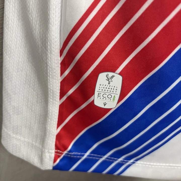 CAMISA CRYSTAL PALACE 26/27 FORA - Branca com Faixa Diagonal 7