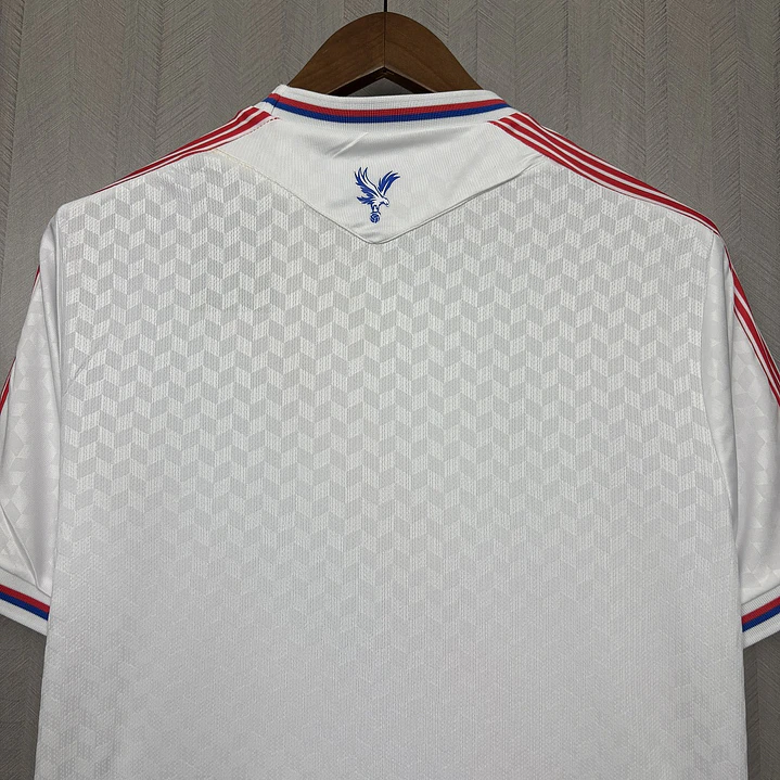 CAMISA CRYSTAL PALACE 26/27 FORA - Branca com Faixa Diagonal 9