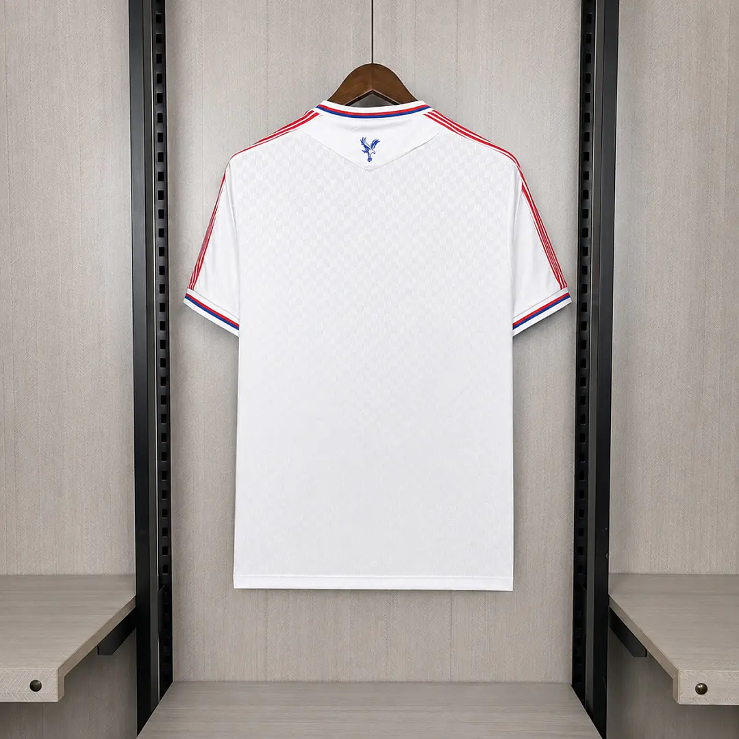 CAMISA CRYSTAL PALACE 26/27 FORA - Branca com Faixa Diagonal 10