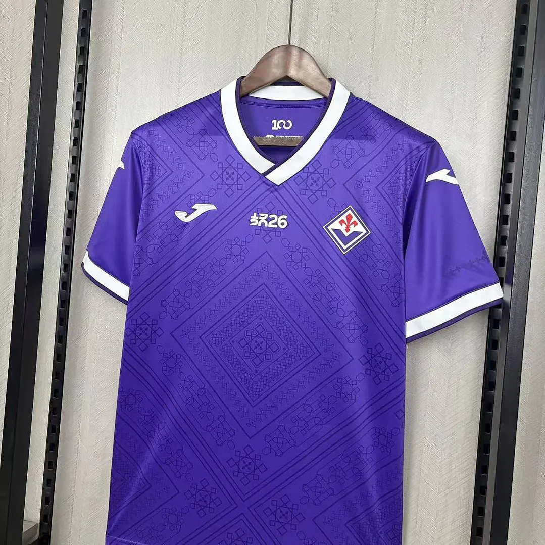 CAMISA FIORENTINA 26/27 CASA - Roxa 100 Anos 6