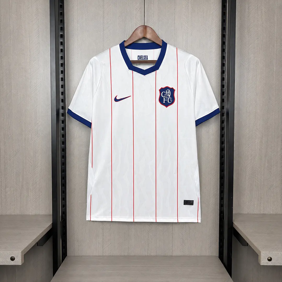 CAMISA CHELSEA FC 26/27 EDIÇÃO ESPECIAL - Branca com Pinstripes 1