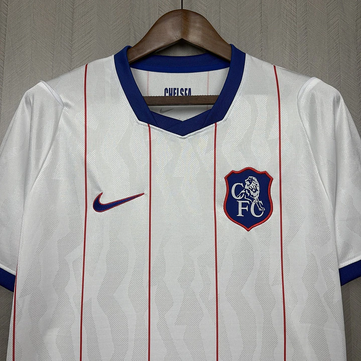 CAMISA CHELSEA FC 26/27 EDIÇÃO ESPECIAL - Branca com Pinstripes 4