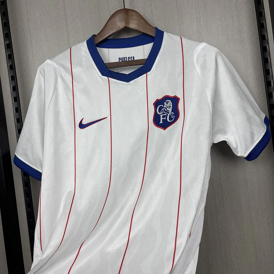 CAMISA CHELSEA FC 26/27 EDIÇÃO ESPECIAL - Branca com Pinstripes 6