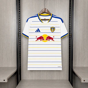 CAMISA LEEDS UNITED 26/27 FORA - Branca Listrada