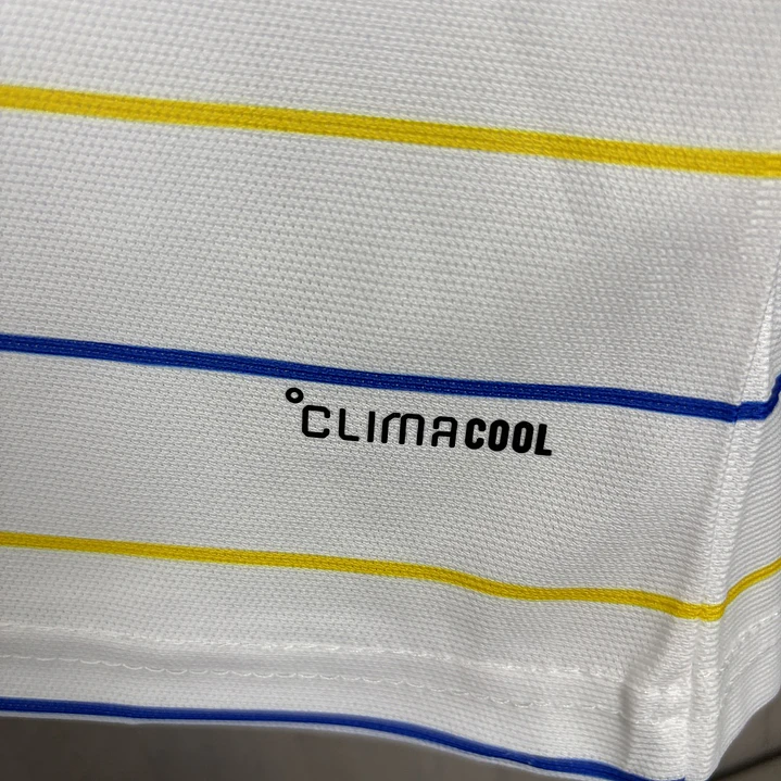 CAMISA LEEDS UNITED 26/27 FORA - Branca Listrada 7