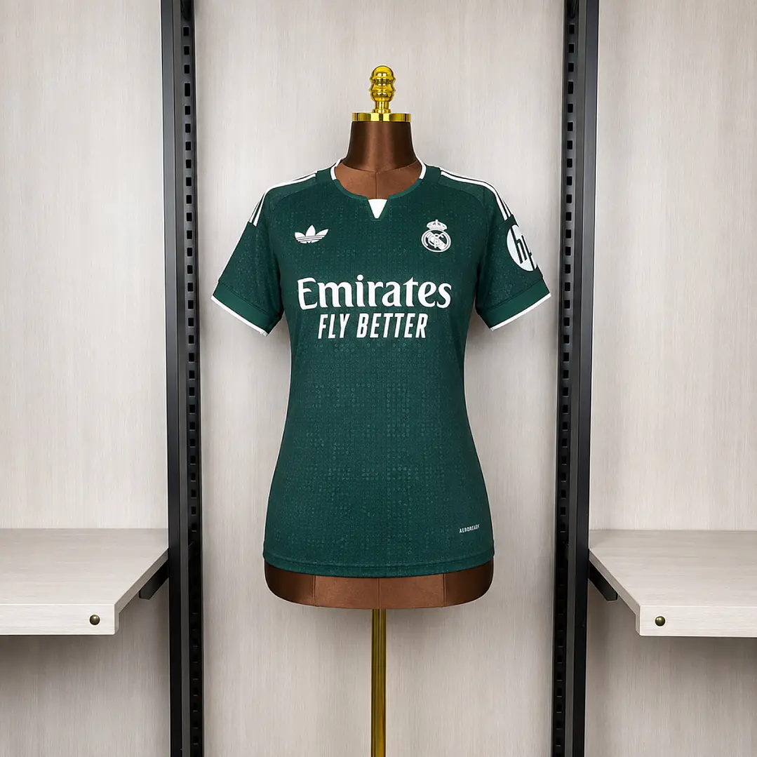 CAMISA REAL MADRID 26/27 TERCEIRA - Verde Feminina 1