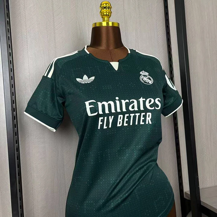 CAMISA REAL MADRID 26/27 TERCEIRA - Verde Feminina 6
