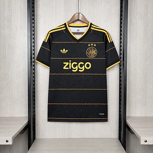 CAMISETA AJAX 26/27 EDIÇÃO ESPECIAL - Preta e Dourada