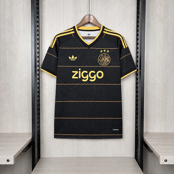 CAMISETA AJAX 26/27 EDIÇÃO ESPECIAL - Preta e Dourada 1