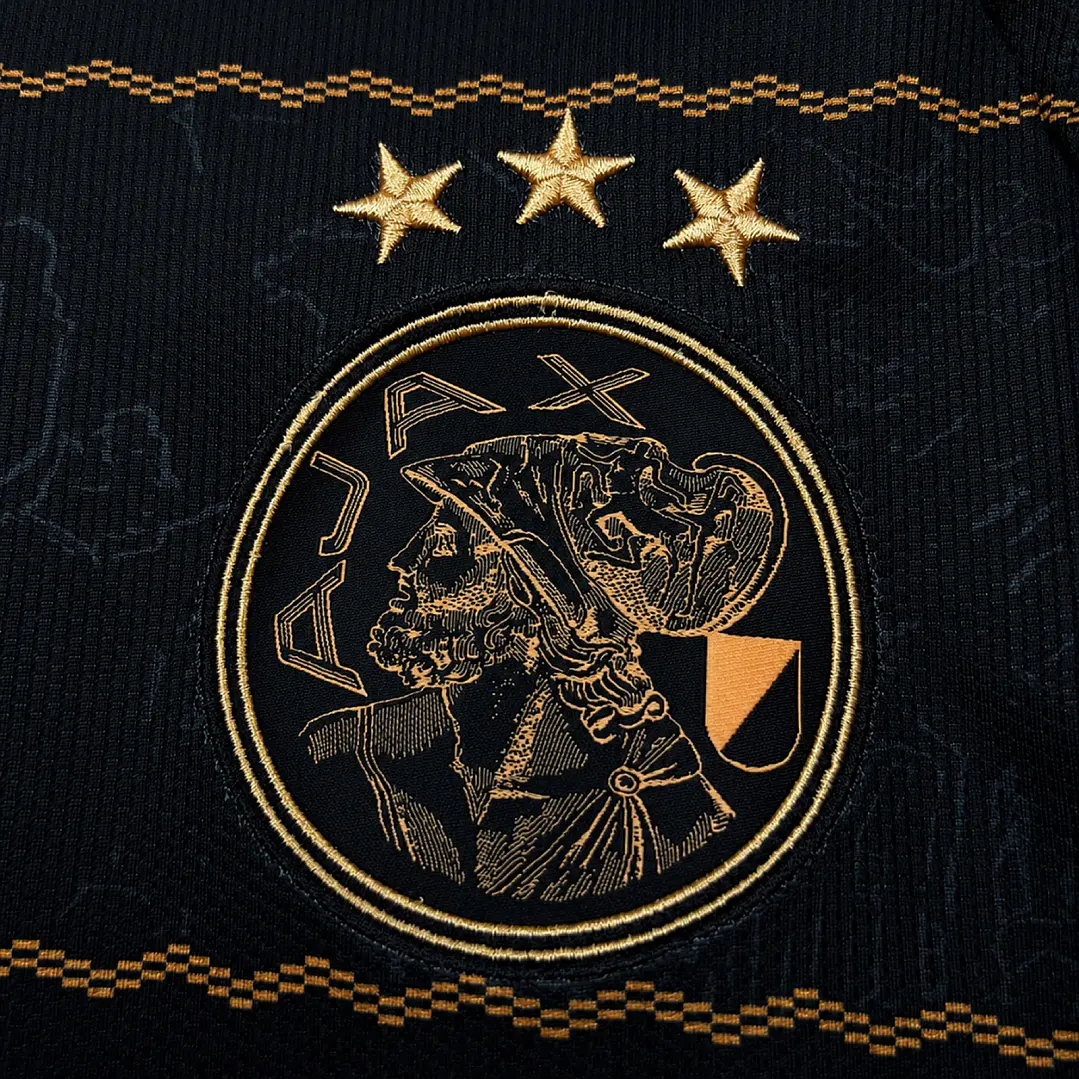 CAMISETA AJAX 26/27 EDIÇÃO ESPECIAL - Preta e Dourada 4