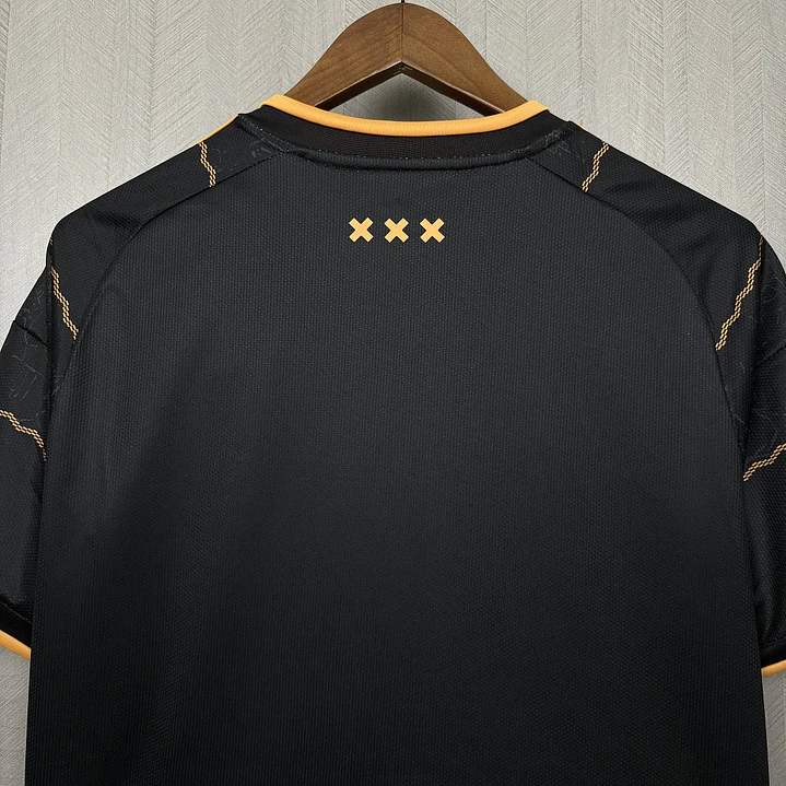 CAMISETA AJAX 26/27 EDIÇÃO ESPECIAL - Preta e Dourada 10