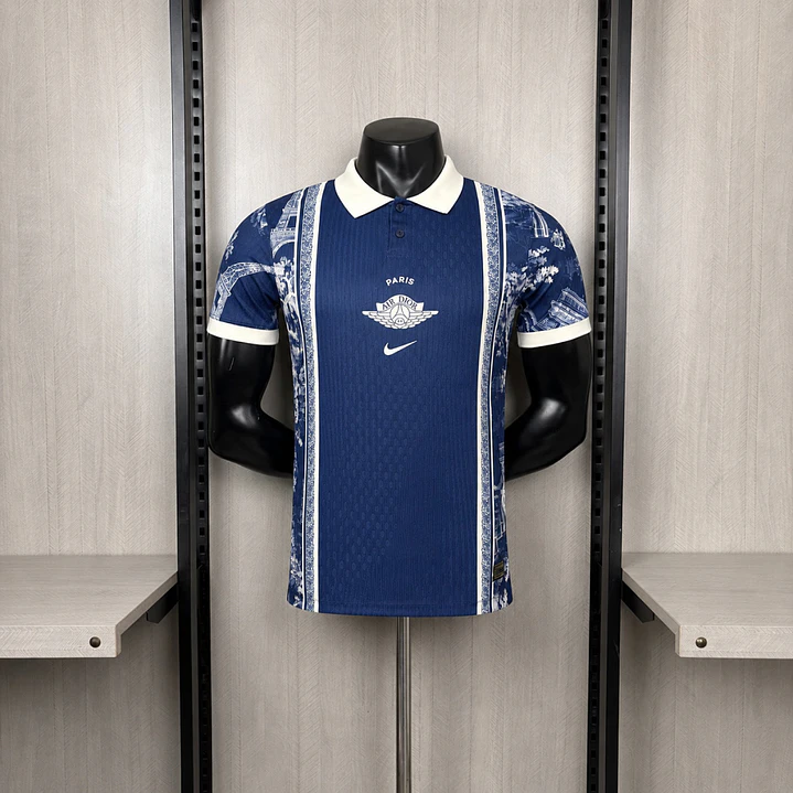 CAMISA PSG 26/27 EDIÇÃO ESPECIAL - Azul-Marinho Estampada 1