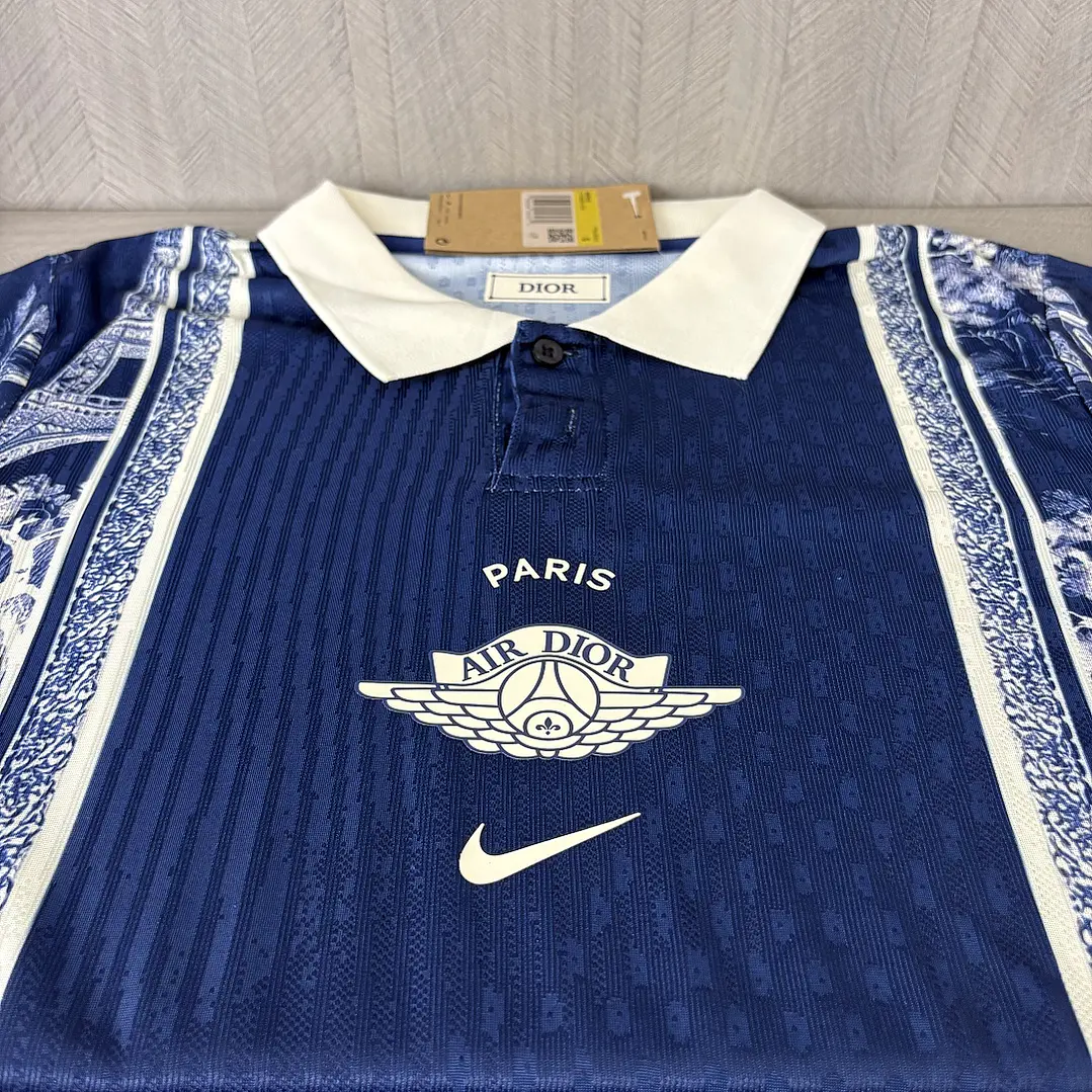CAMISA PSG 26/27 EDIÇÃO ESPECIAL - Azul-Marinho Estampada 5