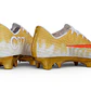 Chuteira Nike Air Zoom Mercurial Vapor 17 Elite FG - Dourado e Vermelho CR7 - Thumbnail 2