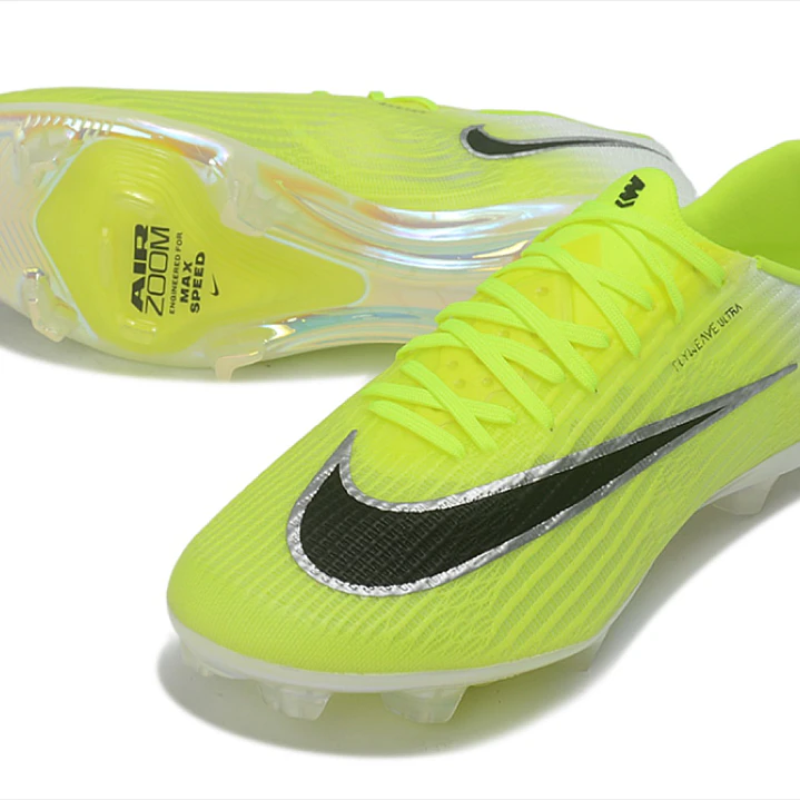Chuteira Nike Air Zoom Mercurial Superfly XI Elite FG - Verde-Limão e Branco 4