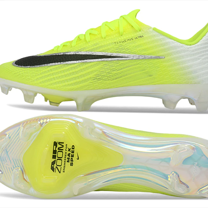 Chuteira Nike Air Zoom Mercurial Superfly XI Elite FG - Verde-Limão e Branco 6