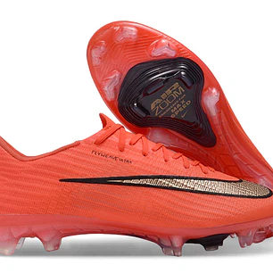 Chuteira Nike Air Zoom Mercurial Superfly XI Elite FG - Laranja e Prata