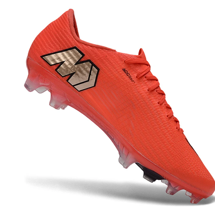 Chuteira Nike Air Zoom Mercurial Superfly XI Elite FG - Laranja e Prata 2