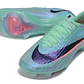 Chuteira Nike Air Zoom Mercurial Superfly XI Elite FG - Verde-Água e Roxo Iridescente - Thumbnail 4