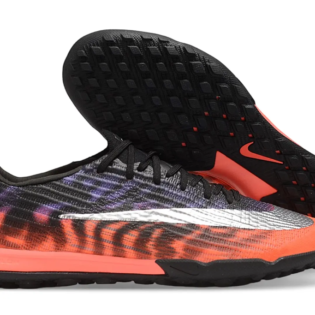 Chuteira Nike Air Zoom Mercurial Superfly XI Elite FG - Preto, Laranja e Roxo 1