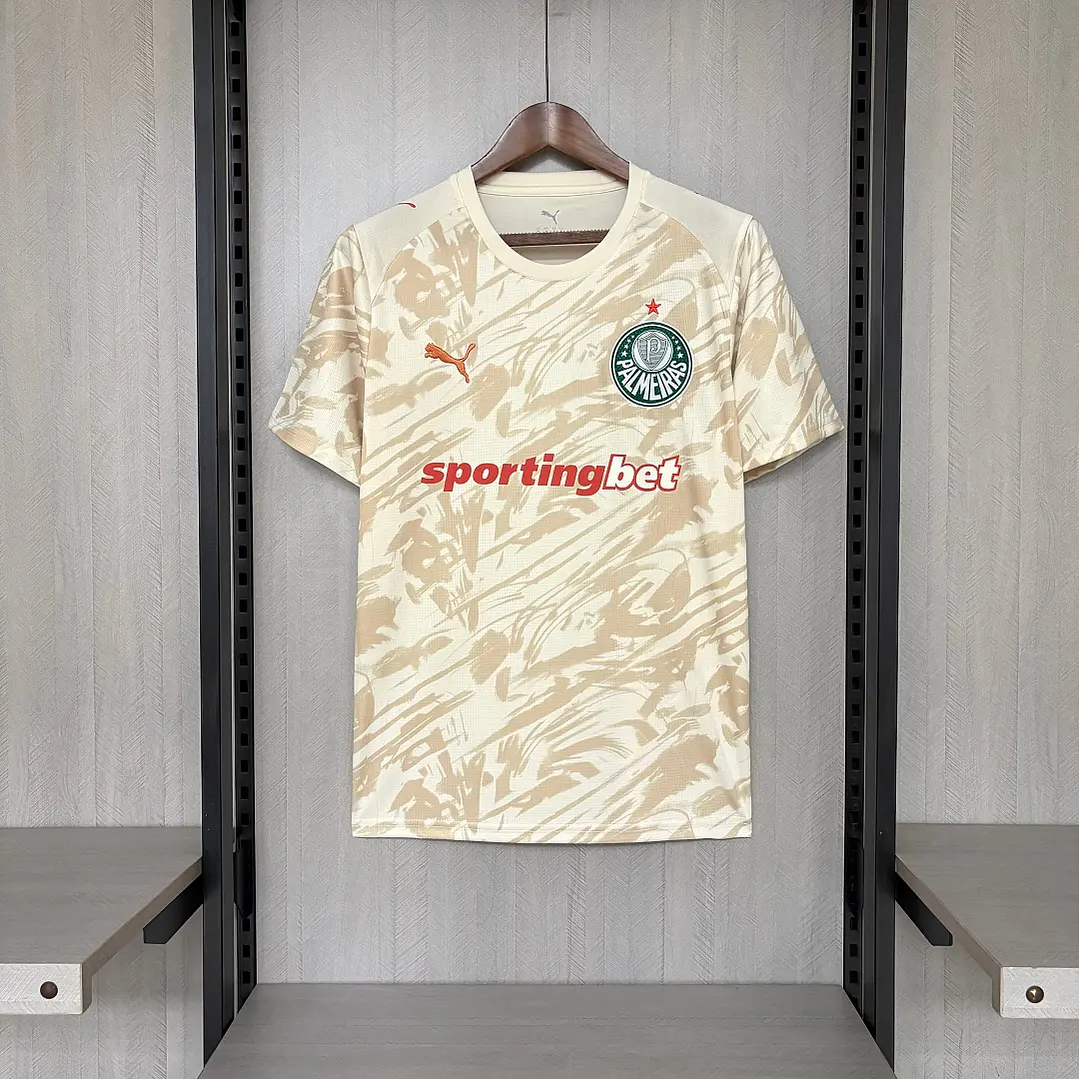CAMISA PALMEIRAS 26/27 TREINO - Bege Camuflada 1