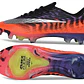 Chuteira Nike Air Zoom Mercurial Vapor 17 Elite FG - Laranja, Azul e Prata - Thumbnail 6
