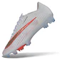 Chuteira Nike Air Zoom Mercurial Vapor 17 Elite FG - Branco e Laranja - thumbnail 3