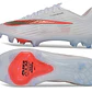 Chuteira Nike Air Zoom Mercurial Vapor 17 Elite FG - Branco e Laranja - thumbnail 6