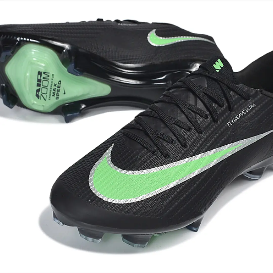 Chuteira Nike Air Zoom Mercurial Vapor 17 Elite FG - Preto e Verde 5