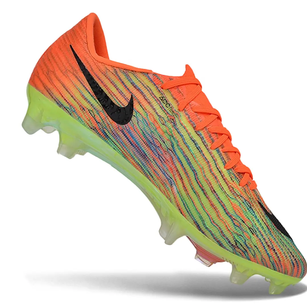 Chuteira Nike Air Zoom Mercurial Vapor 17 Elite FG - Vermelho, Verde e Preto 2