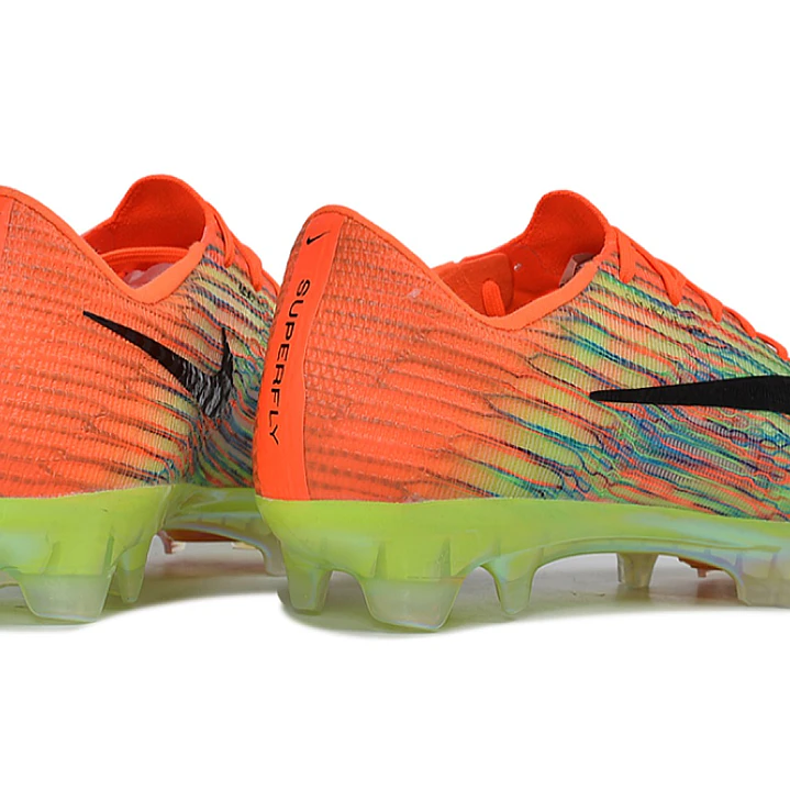 Chuteira Nike Air Zoom Mercurial Vapor 17 Elite FG - Vermelho, Verde e Preto 5