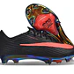Chuteira Nike Air Zoom Mercurial Vapor 17 Elite FG - Preto e Laranja - Thumbnail 1