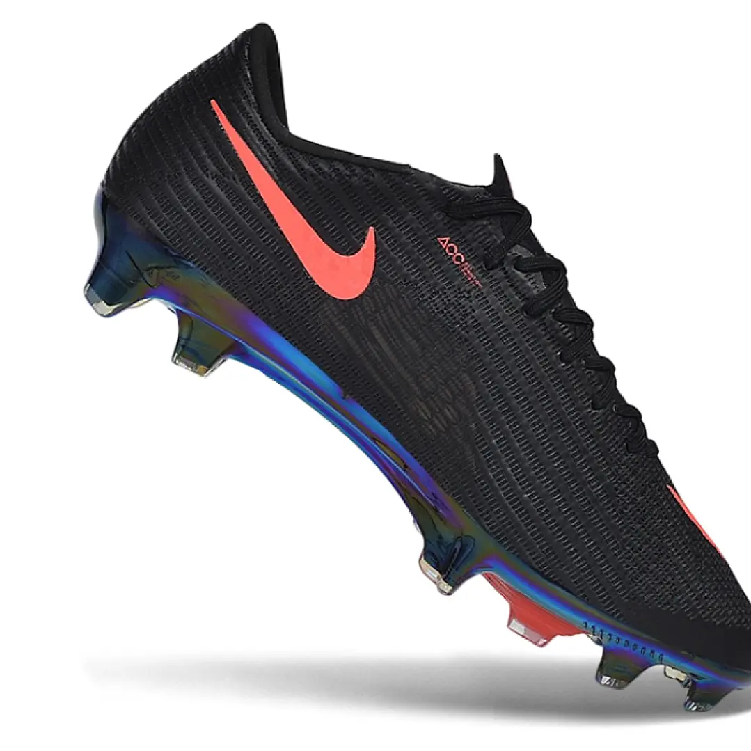 Chuteira Nike Air Zoom Mercurial Vapor 17 Elite FG - Preto e Laranja 2