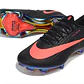 Chuteira Nike Air Zoom Mercurial Vapor 17 Elite FG - Preto e Laranja - Thumbnail 4