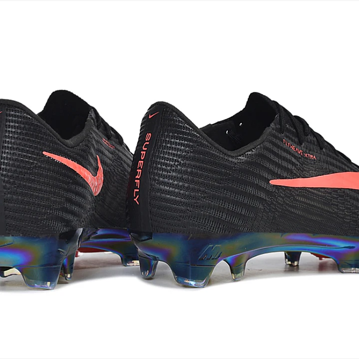 Chuteira Nike Air Zoom Mercurial Vapor 17 Elite FG - Preto e Laranja 5