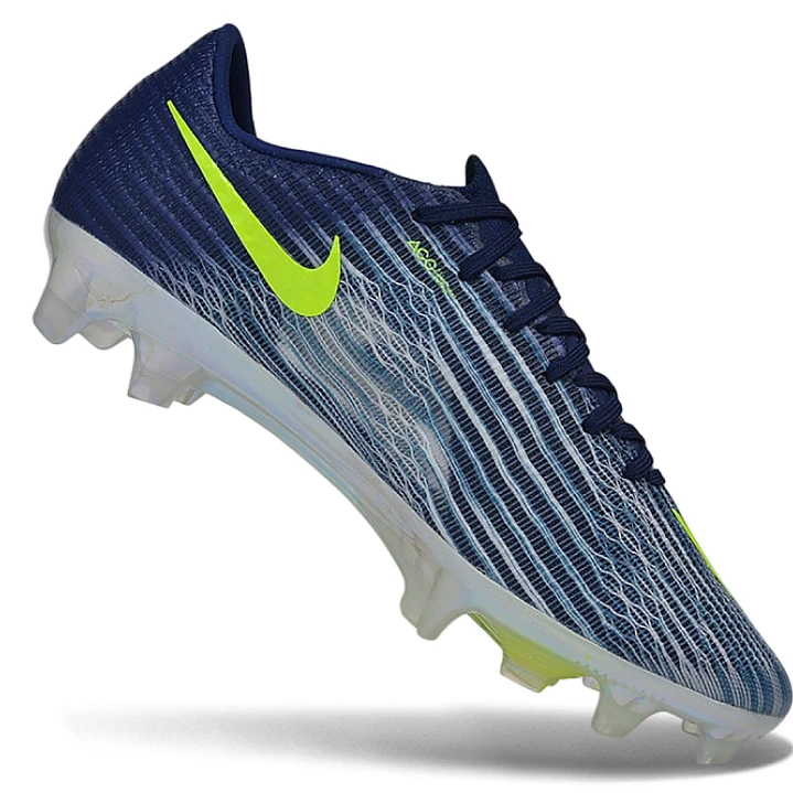 Chuteira Nike Air Zoom Mercurial Vapor 17 Elite FG - Azul e Verde 2