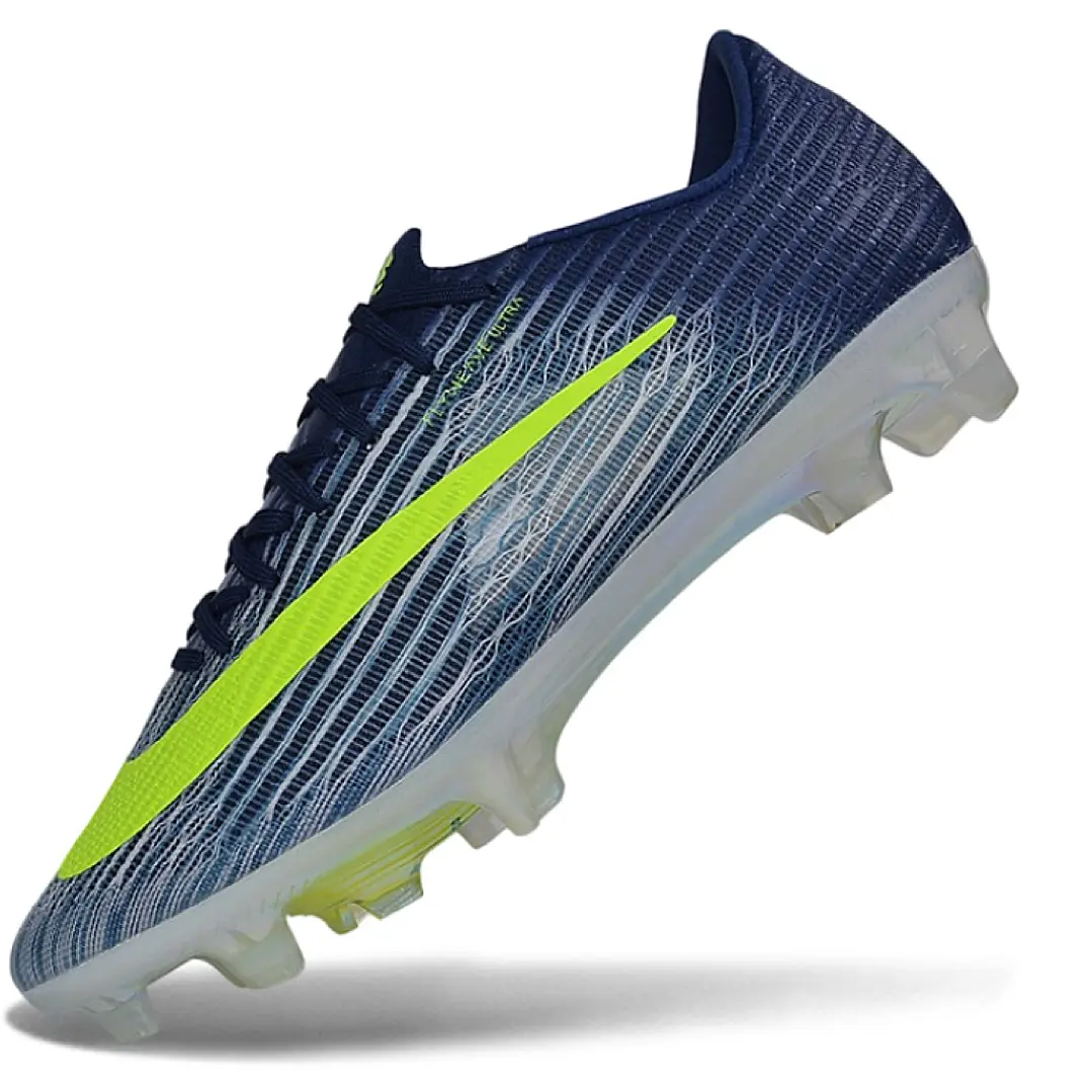 Chuteira Nike Air Zoom Mercurial Vapor 17 Elite FG - Azul e Verde 3