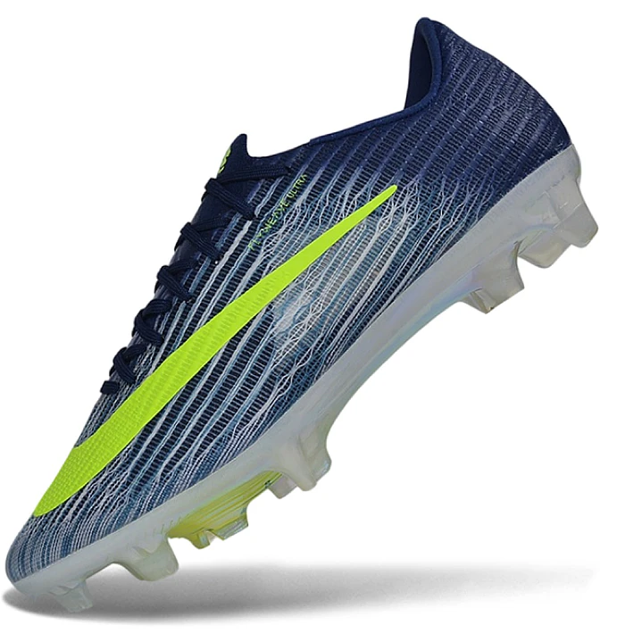 Chuteira Nike Air Zoom Mercurial Vapor 17 Elite FG - Azul e Verde 3